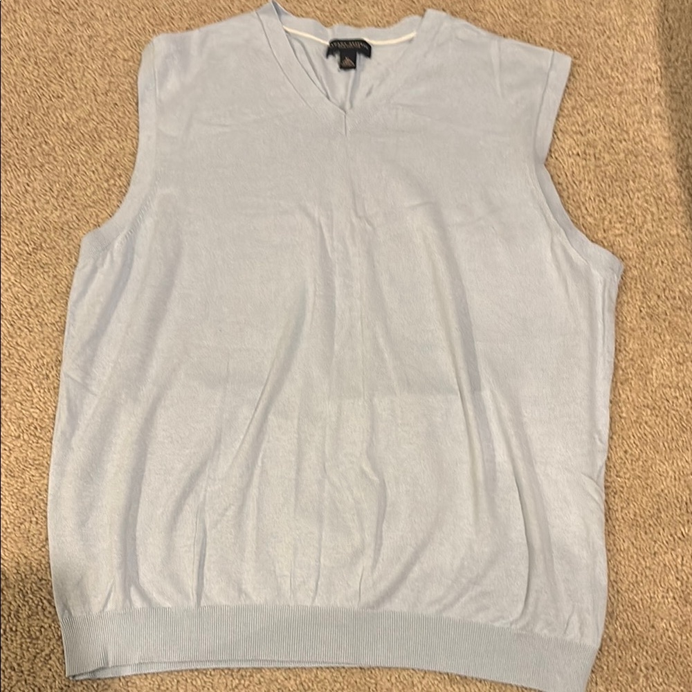 Banana Republic Blue V-Neck Sweater